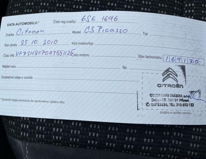 Citroën C3 Picasso Hatchback 1,4 l 70 kw