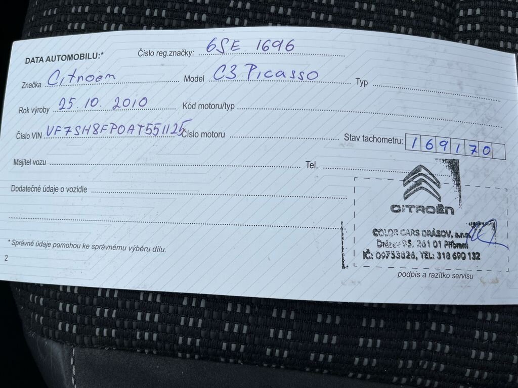 Citroën C3 Picasso Hatchback 1,4 l 70 kw
