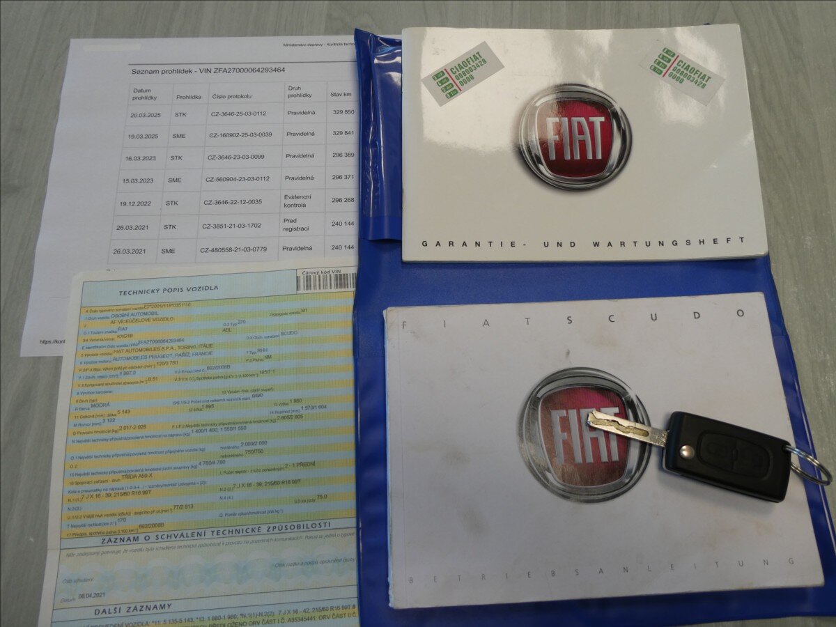 Fiat Scudo Ostatní 2,0 l 120 kw