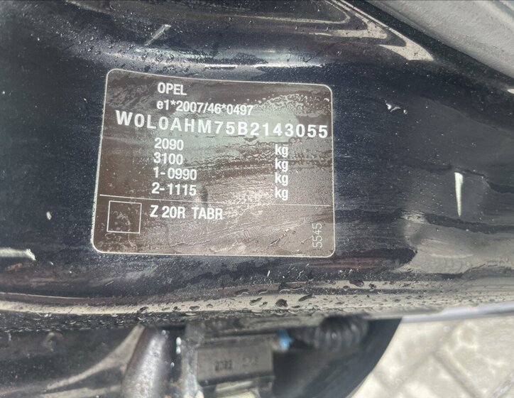 Opel Zafira MPV 1,6 l 85 kw