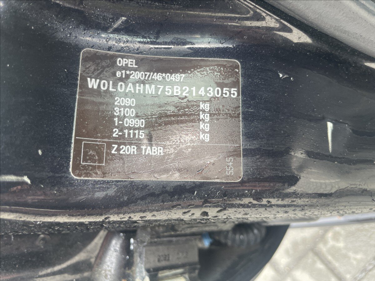 Opel Zafira MPV 1,6 l 85 kw