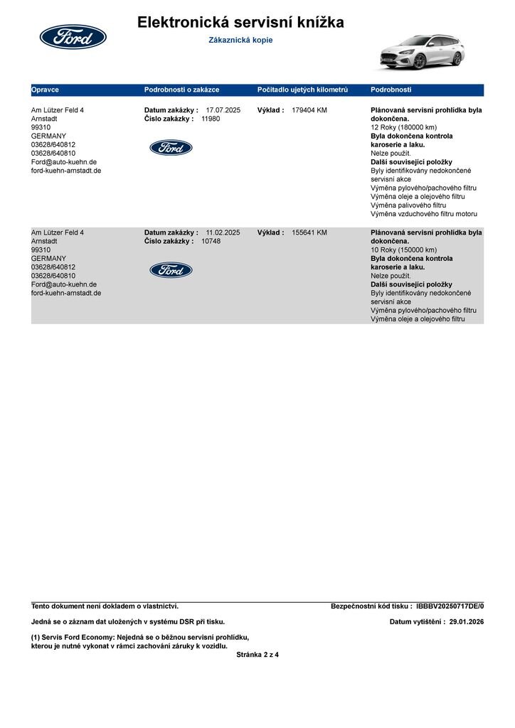 Ford Focus Kombi 2,0 l 110 kw
