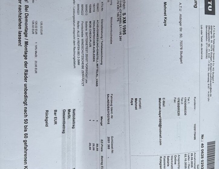 Jaguar X-Type Sedan 2,1 l 115 kw
