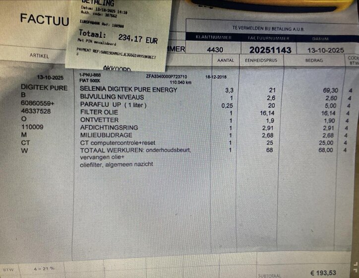 Fiat 500X SUV 999,0 88 kw