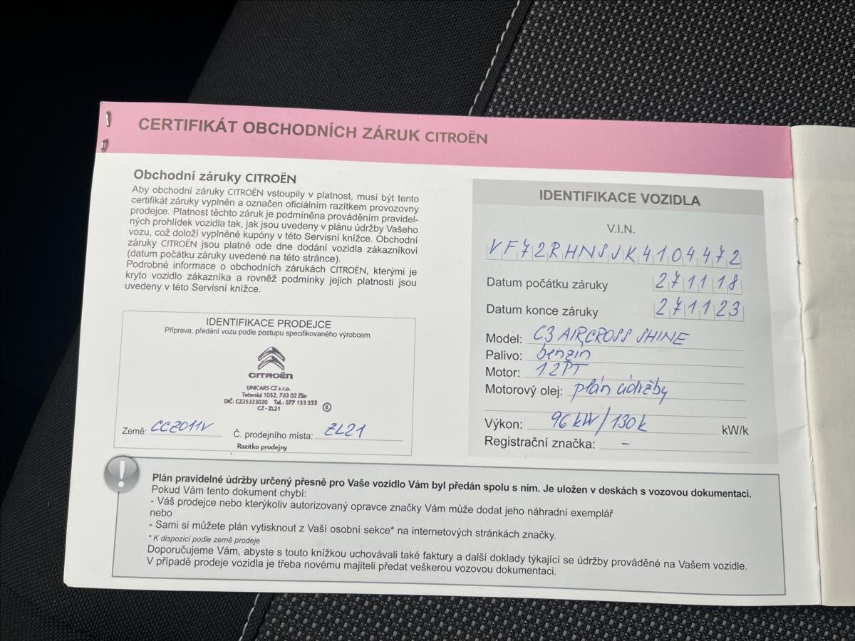 Citroën C3 Aircross SUV 1,2 l 96 kw