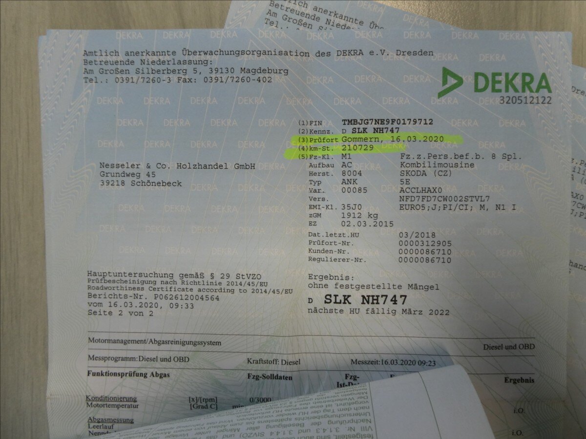 Škoda Octavia Kombi 1,6 l 77 kw