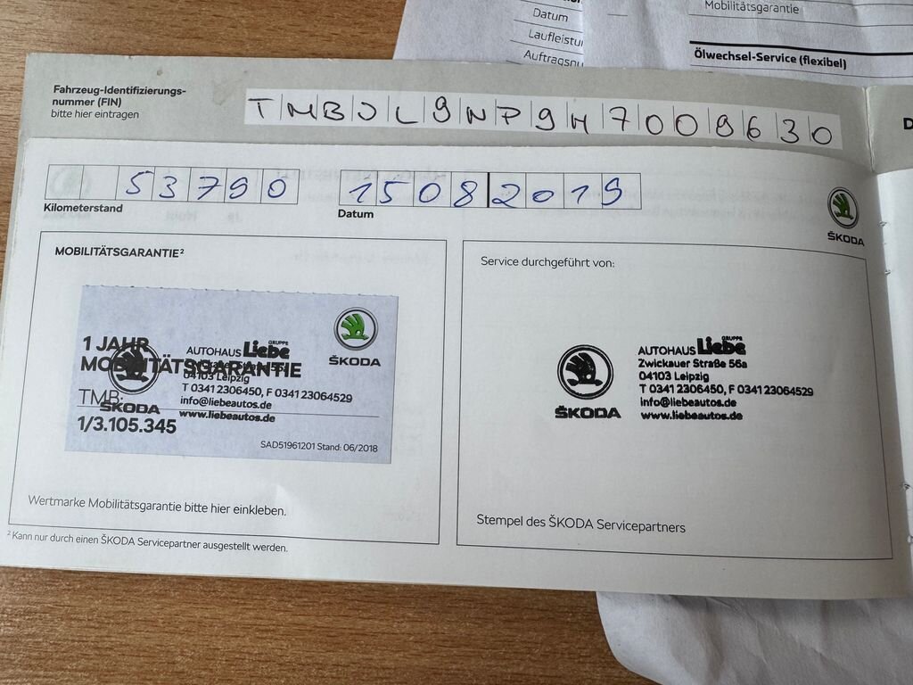 Škoda Superb Kombi 1,8 l 132 kw