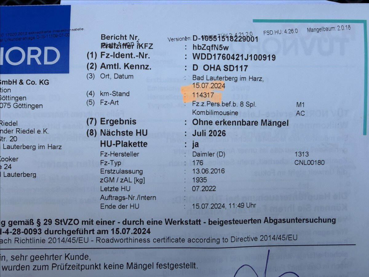 Mercedes-Benz Třídy A Hatchback 1,6 l 90 kw