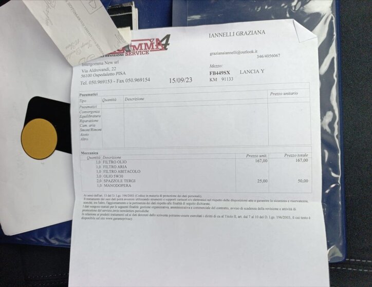 Lancia Y Hatchback 1,2 l 51 kw