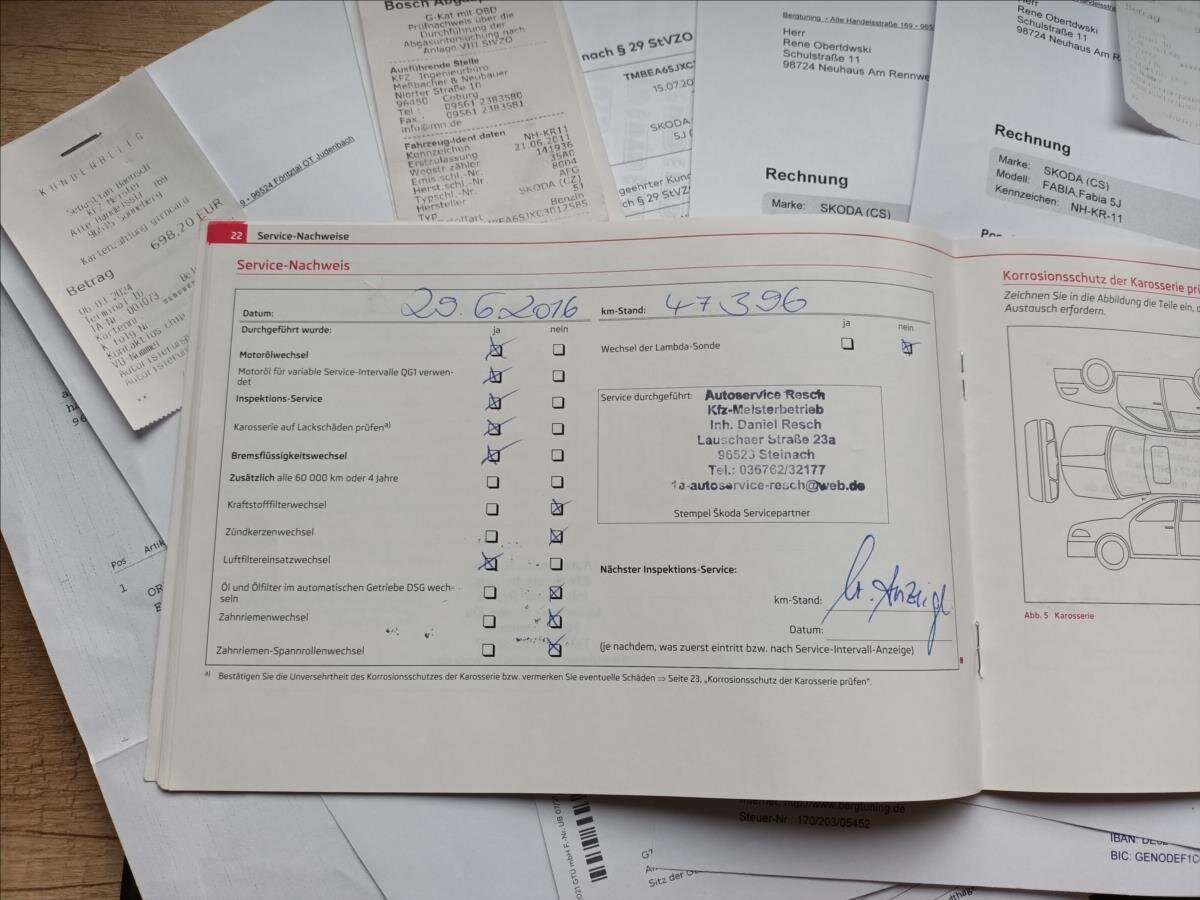 Škoda Fabia Hatchback 1,2 l 44 kw