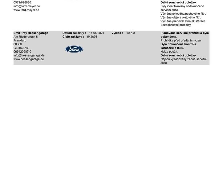 Ford S-MAX MPV 2,0 l 110 kw