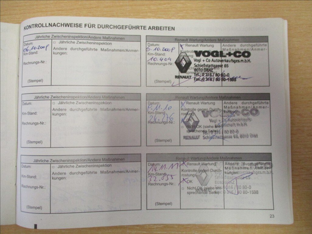 Renault Modus MPV 1,1 l 55 kw