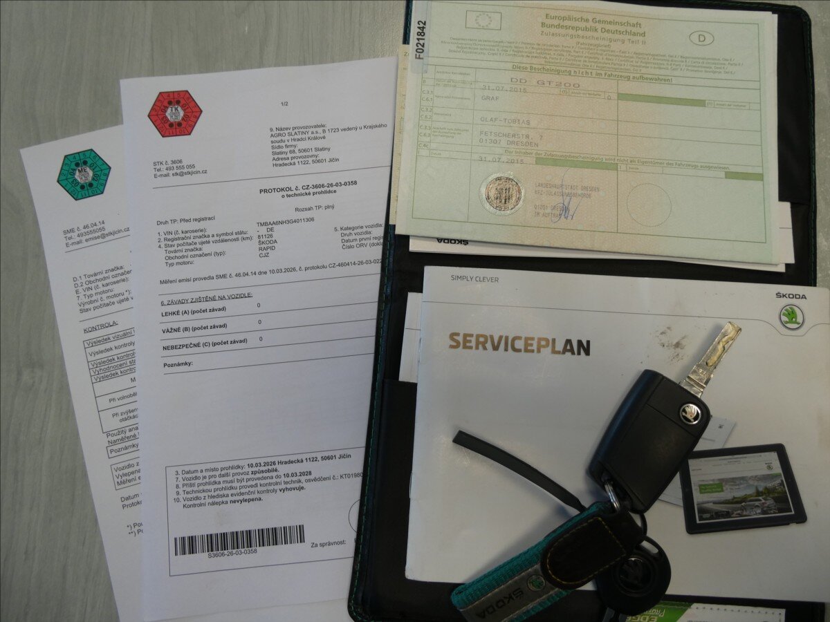 Škoda Rapid Sedan / Limuzína 1,2 l 66 kw