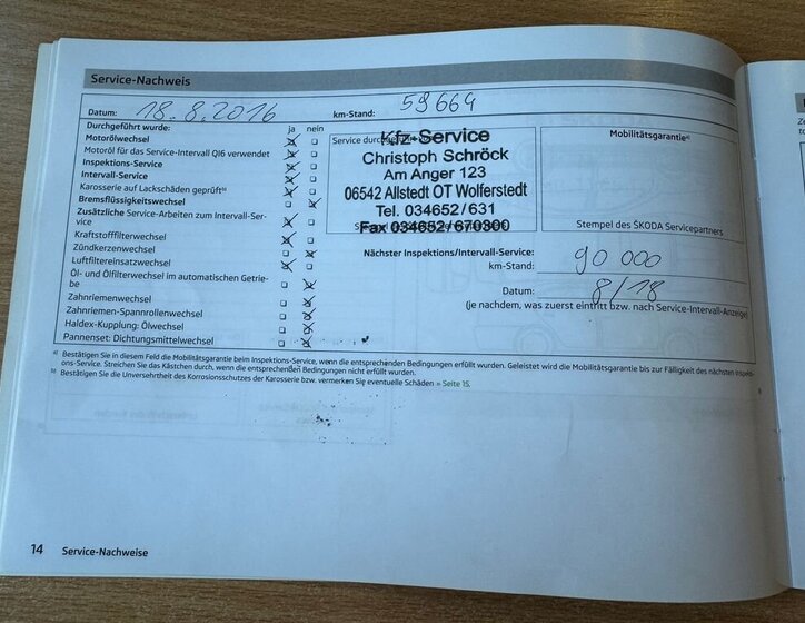 Škoda Fabia Kombi 1,6 l 66 kw