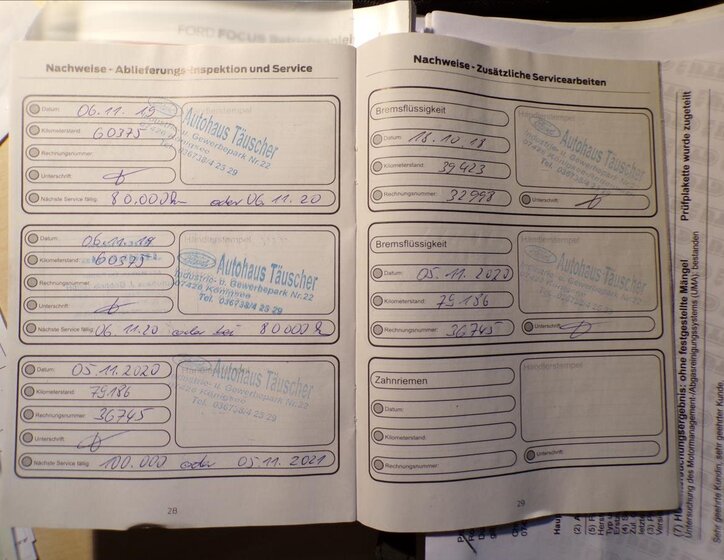 Ford Focus Kombi 999,0 92 kw