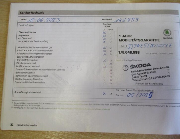 Škoda Octavia Kombi 2,0 l 110 kw