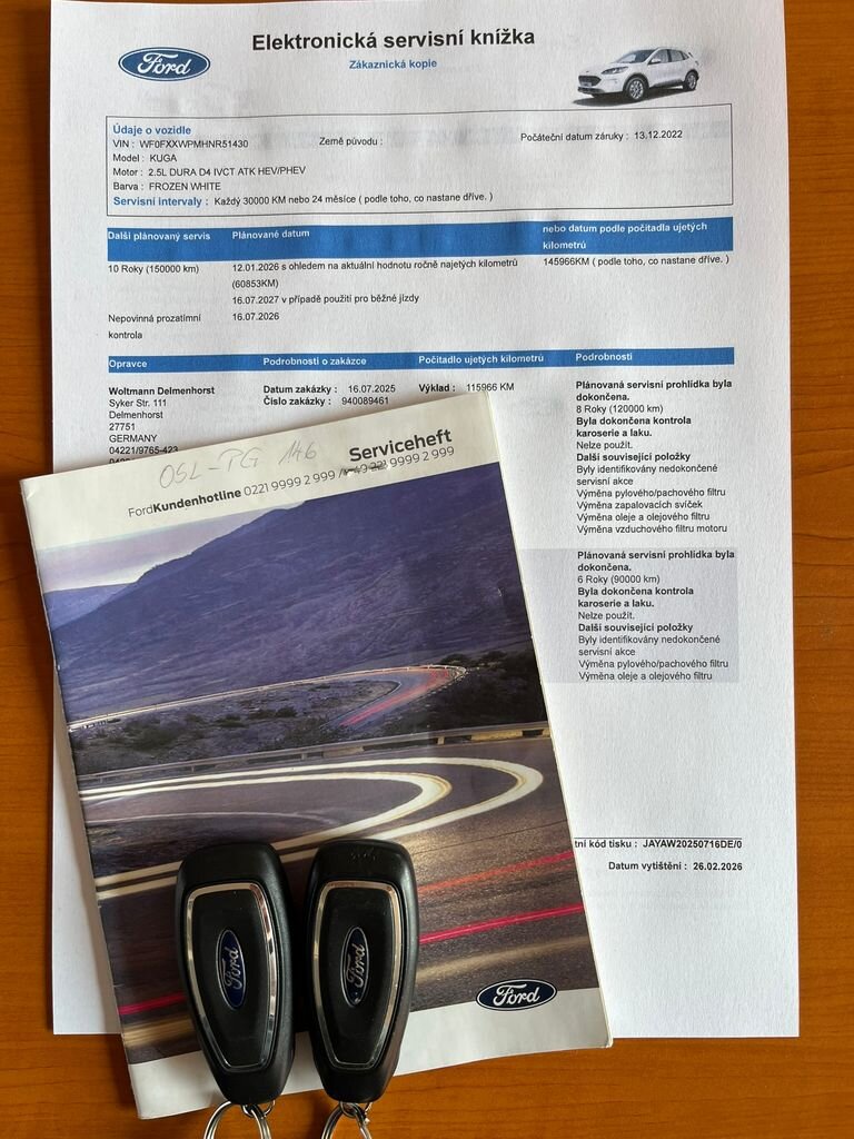 Ford Kuga SUV / Terénní 2,5 l 140 kw