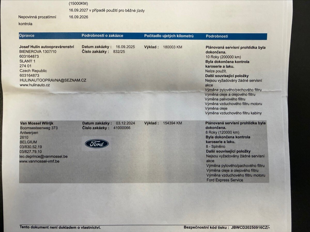 Ford Tourneo Custom MPV 2,0 l 96 kw