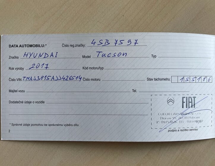 Hyundai Tucson SUV / Terénní 1,7 l 85 kw