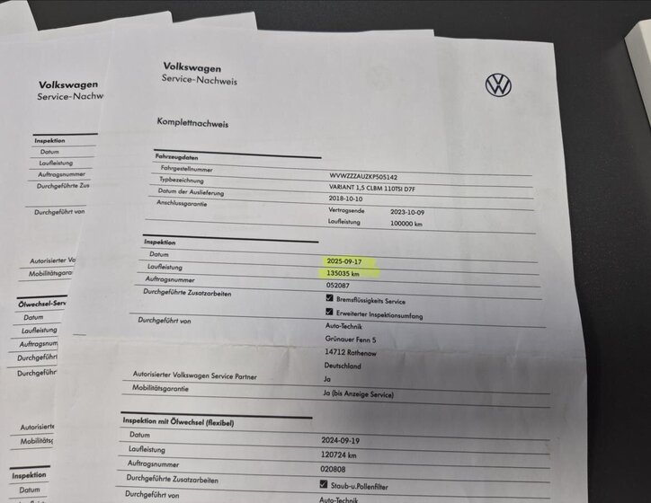 Volkswagen Golf Kombi 1,5 l 110 kw