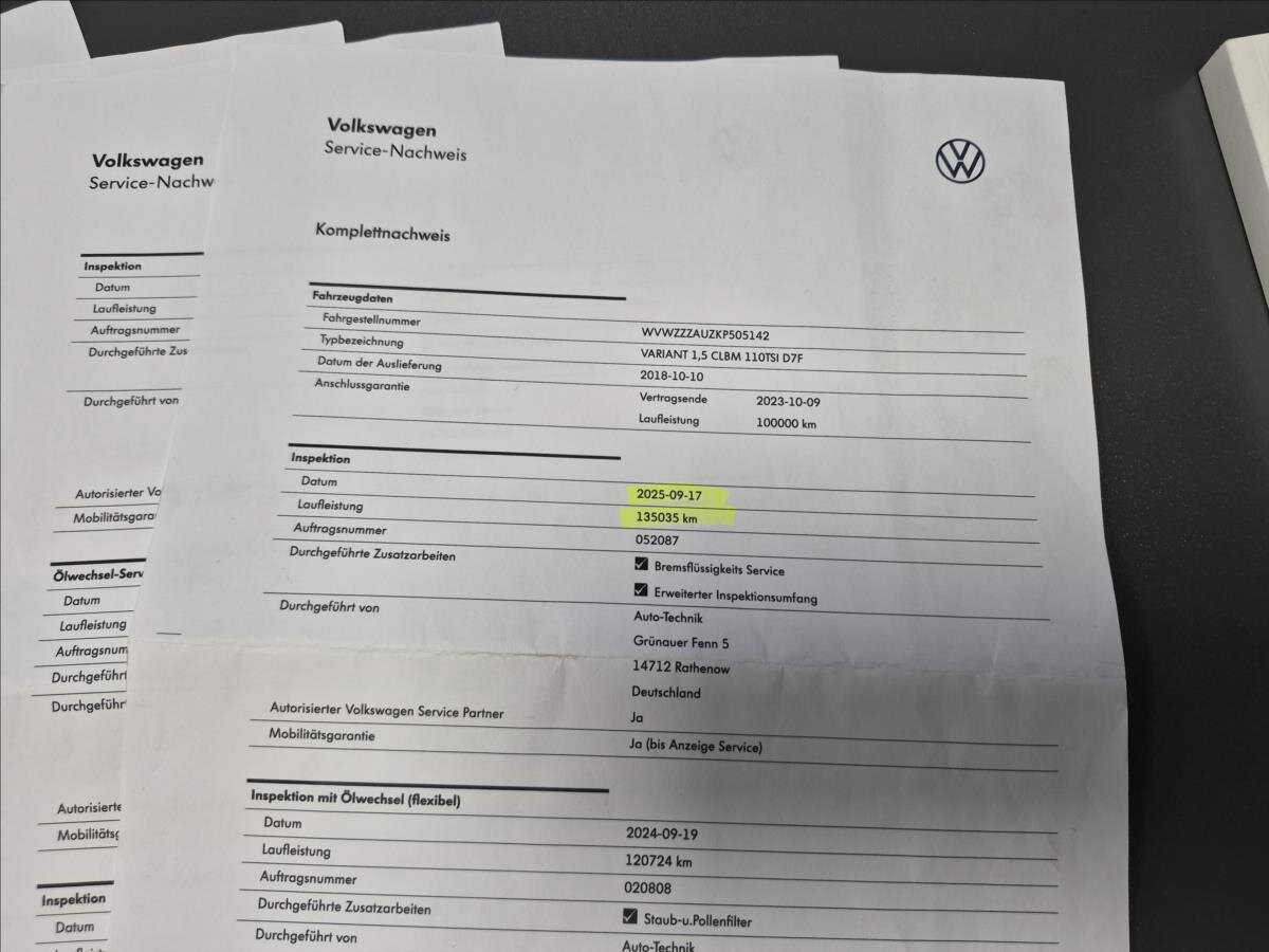 Volkswagen Golf Kombi 1,5 l 110 kw