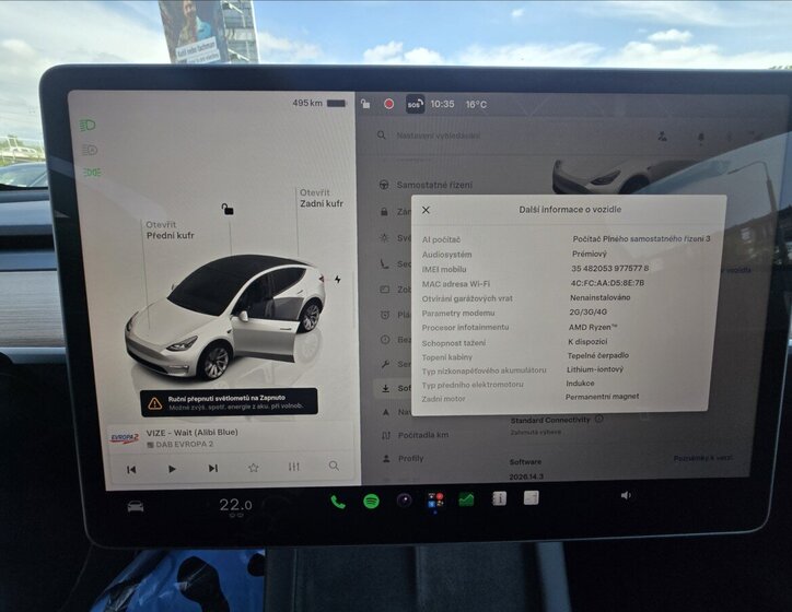 Tesla Model Y SUV / Terénní 0,0 378 kw
