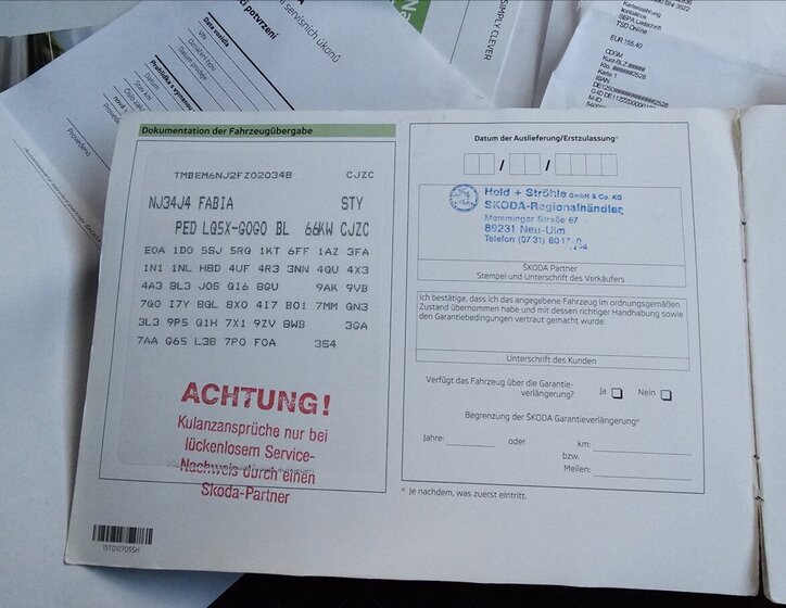 Škoda Fabia Hatchback 1,2 l 66 kw