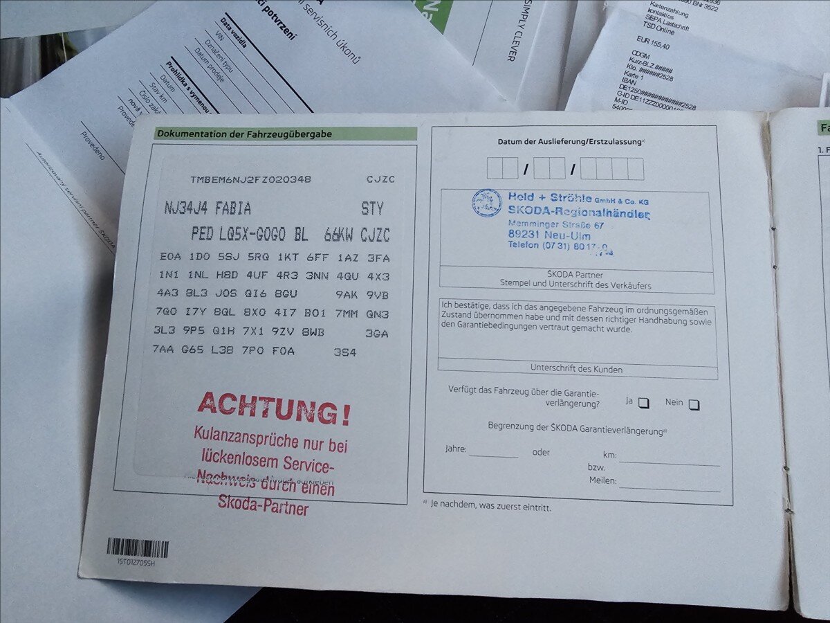 Škoda Fabia Hatchback 1,2 l 66 kw