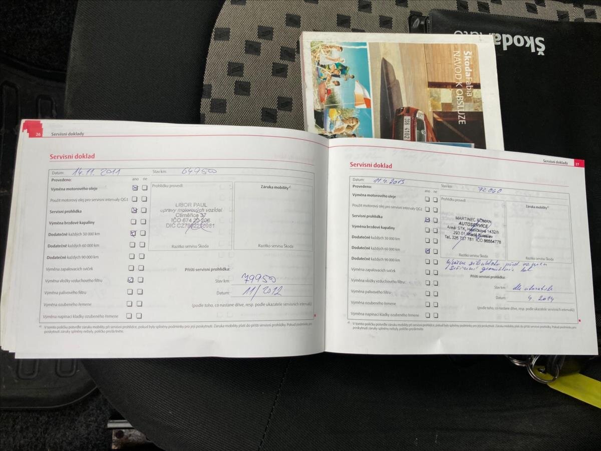 Škoda Fabia Kombi 1,2 l 40 kw