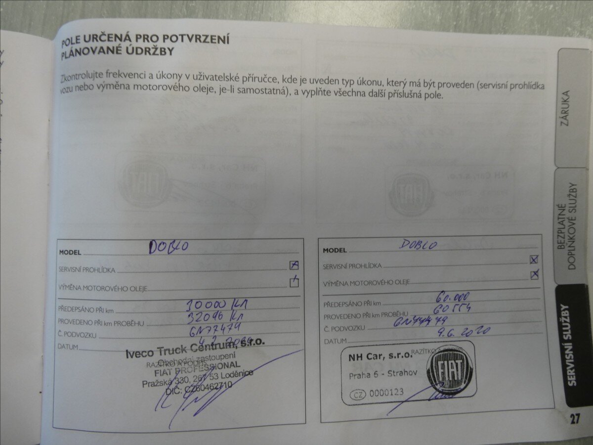 Fiat Dobló cargo Pick-up 1,4 l 88 kw