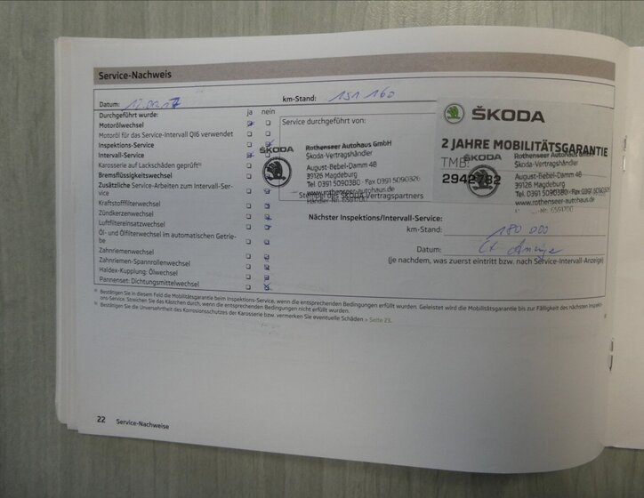 Škoda Octavia Kombi 2,0 l 103 kw