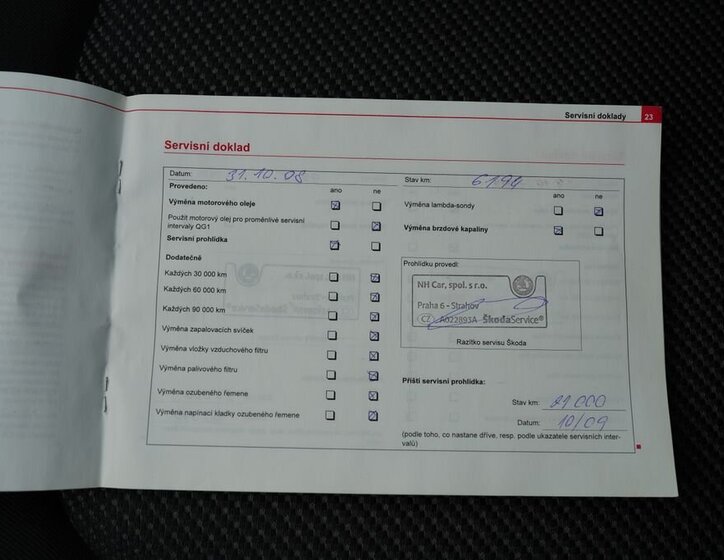 Škoda Fabia Sedan / Limuzína 1,2 l 47 kw