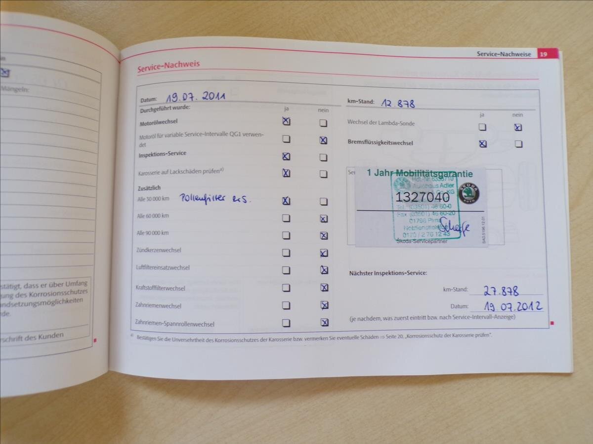 Škoda Fabia Hatchback 1,2 l 44 kw