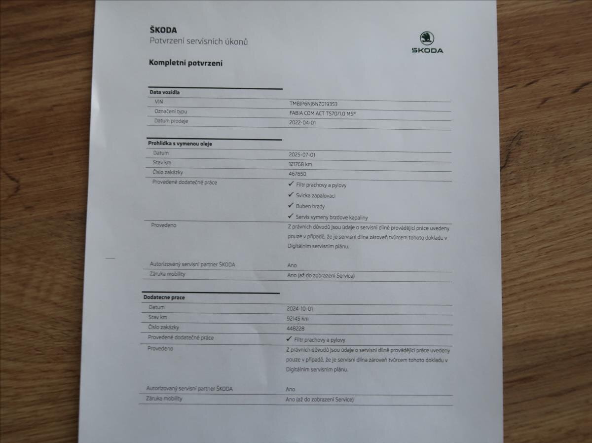 Škoda Fabia Kombi 999,0 70 kw