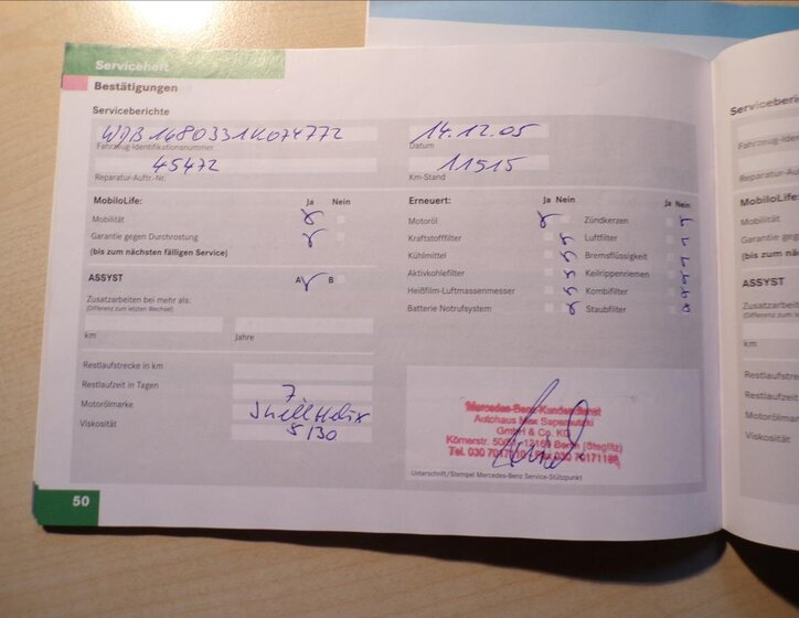 Mercedes-Benz Třídy A Kombi 1,6 l 75 kw