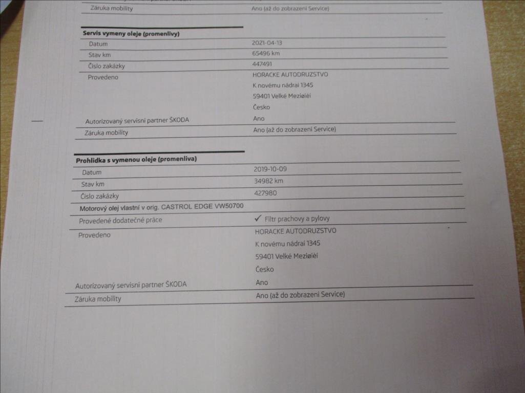 Škoda Superb Liftback 2,0 l 110 kw