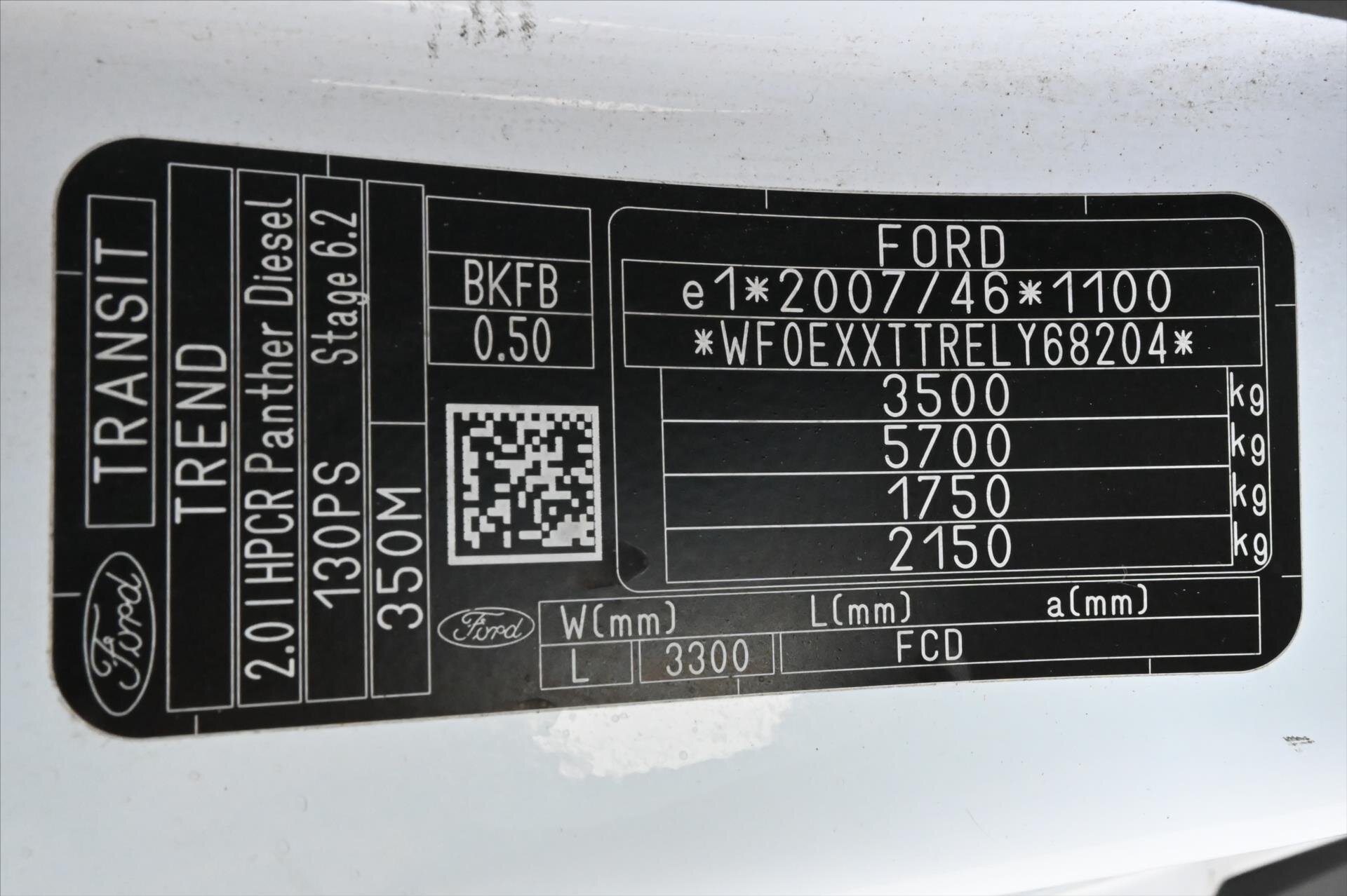 Ford Transit Skříň 2,0 l 96 kw