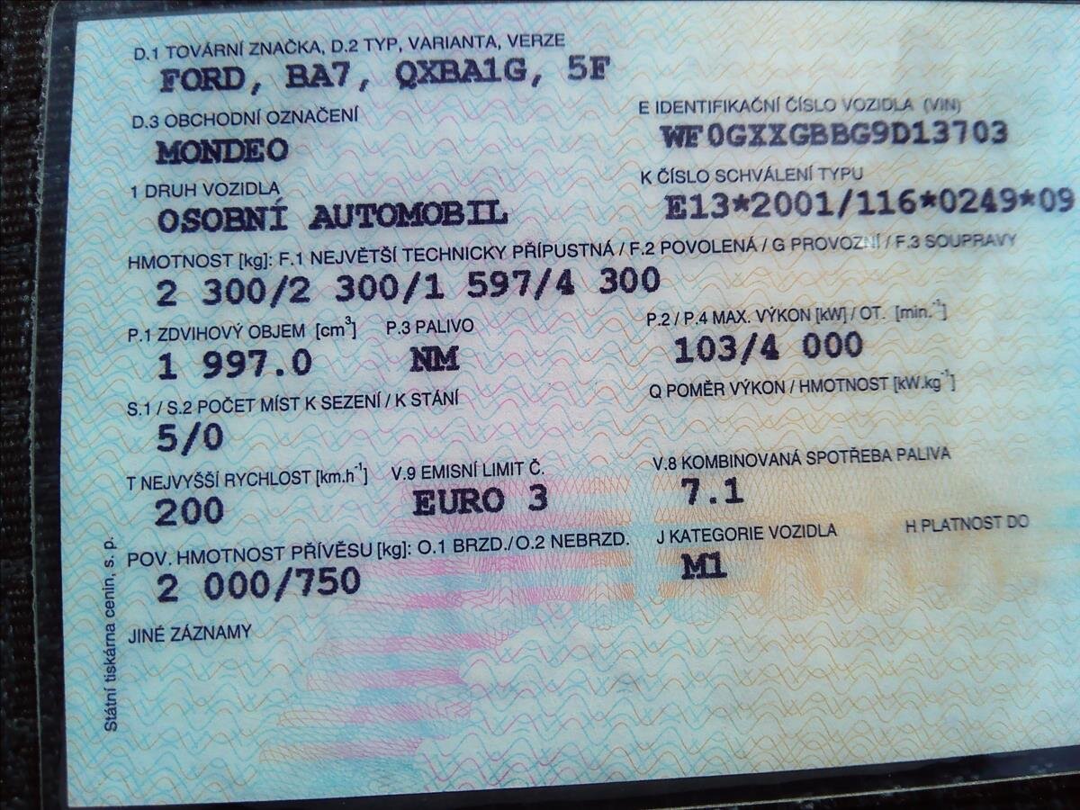 Ford Mondeo Kombi 2,0 l 103 kw