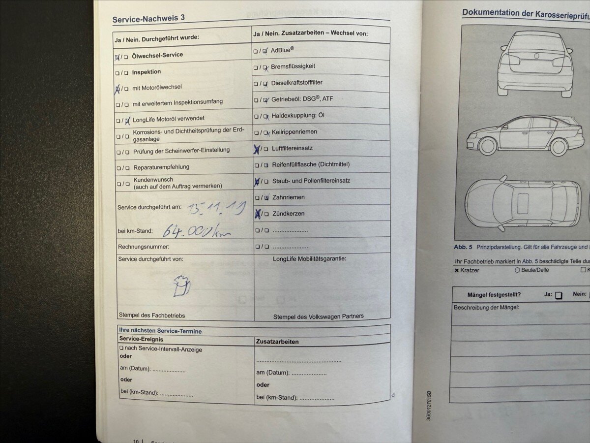 Volkswagen Touran Kombi 1,2 l 77 kw