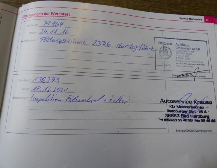 Škoda Octavia Kombi 2,0 l 103 kw