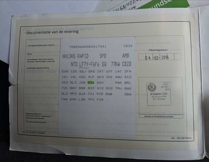 Škoda Rapid Hatchback 1,2 l 77 kw