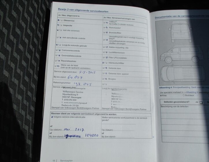 Volkswagen Transporter Kombi 2,0 l 84 kw