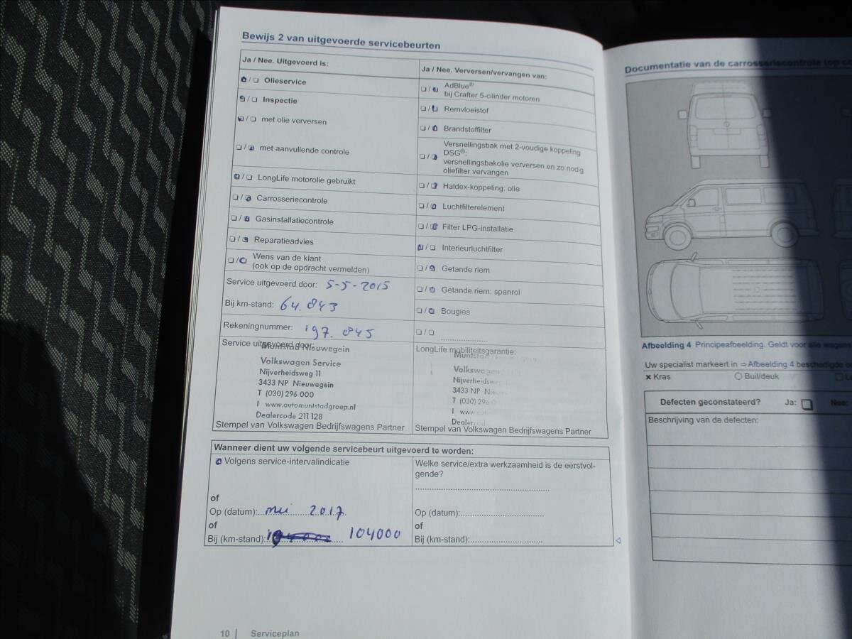 Volkswagen Transporter Kombi 2,0 l 84 kw