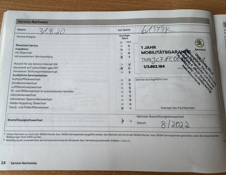 Škoda Octavia Kombi 1,4 l 103 kw