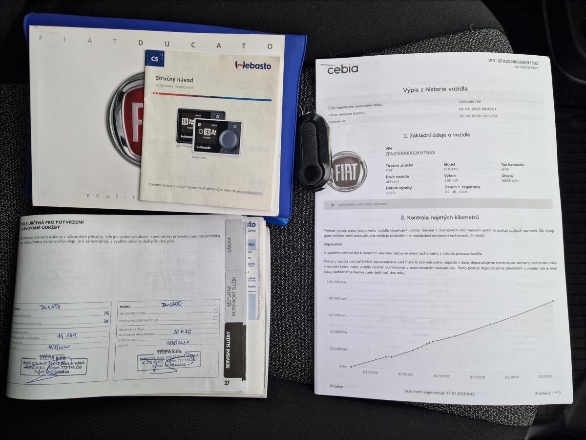 Fiat Ducato Skříň 3,0 l 100 kw