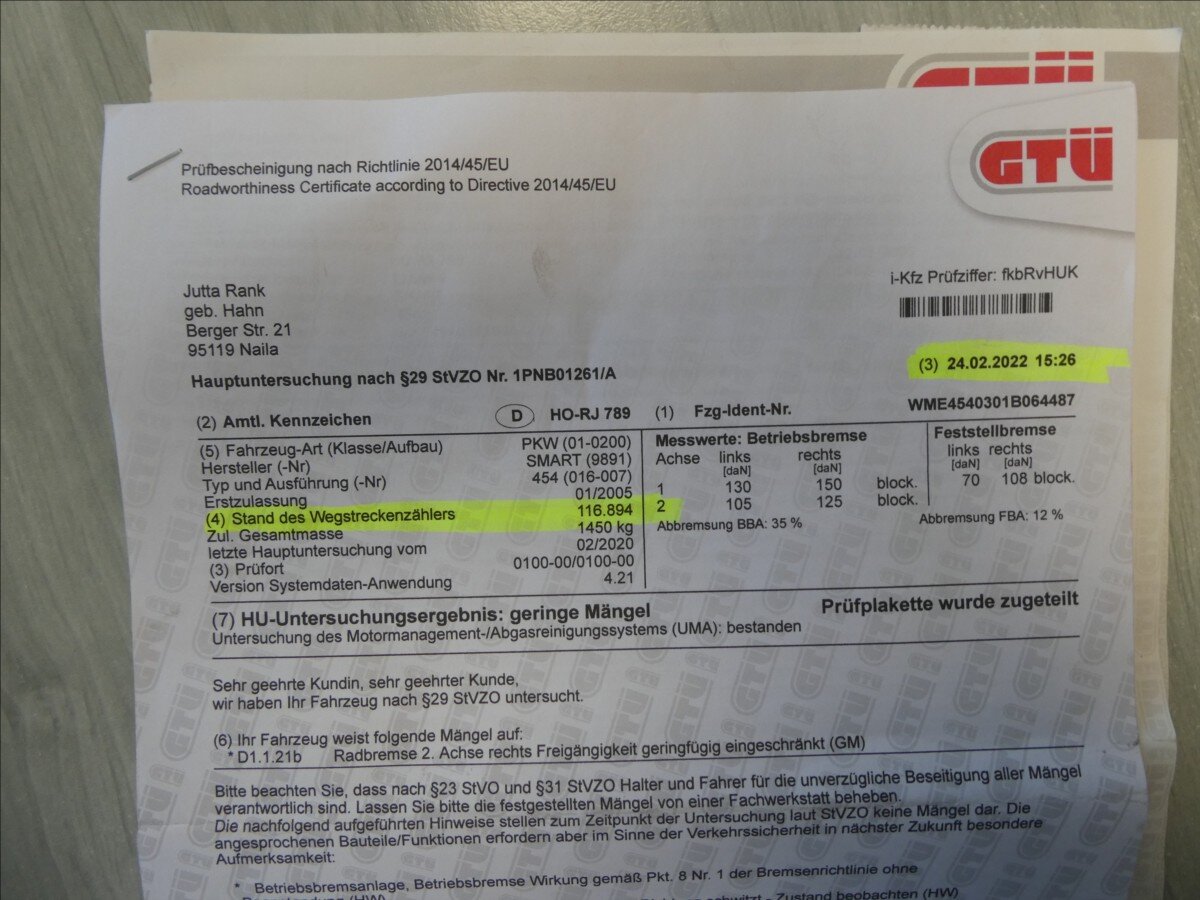 Smart Forfour Hatchback 1,1 l 55 kw