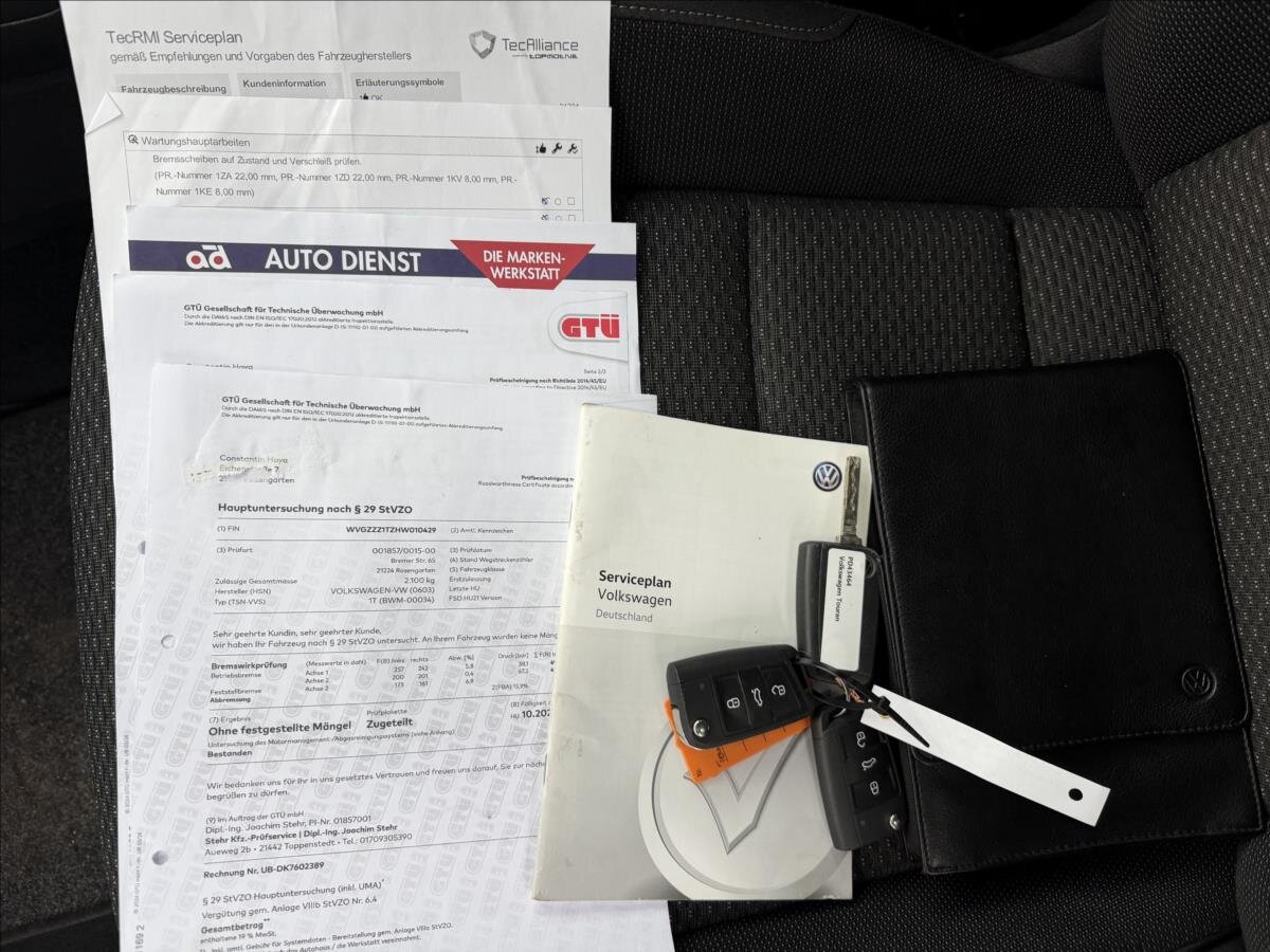 Volkswagen Touran MPV 1,2 l 81 kw