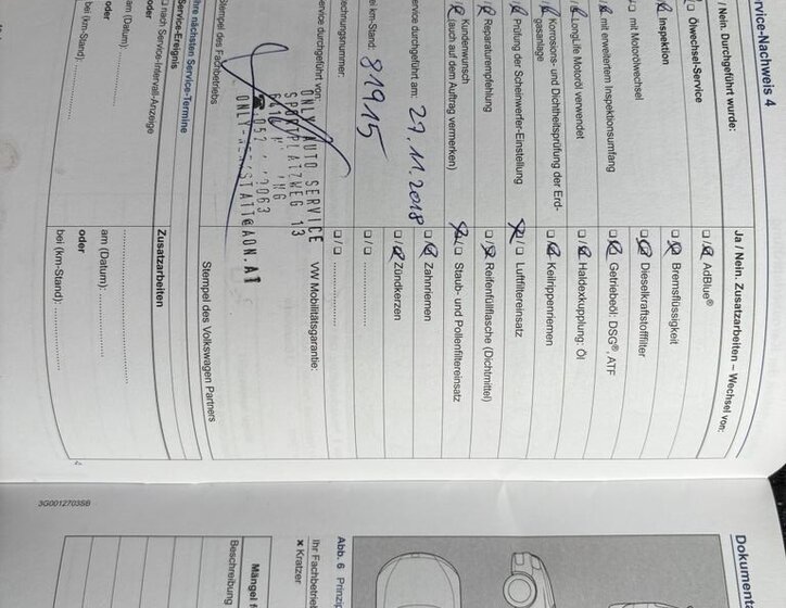 Volkswagen Touran MPV 1,6 l 77 kw