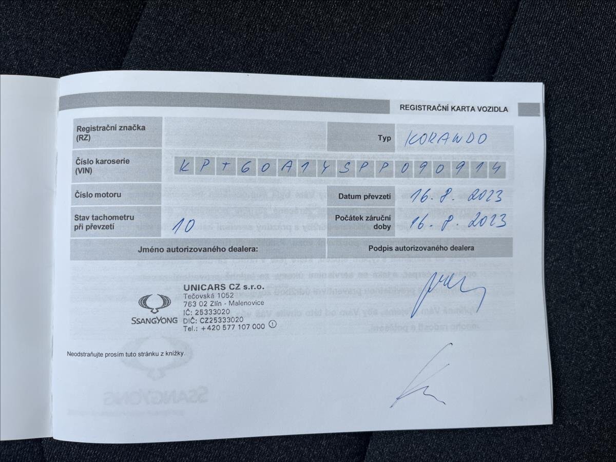 SsangYong Korando SUV / Terénní 1,5 l 120 kw