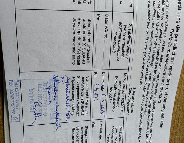 Subaru Impreza Kombi 1,5 l 77 kw